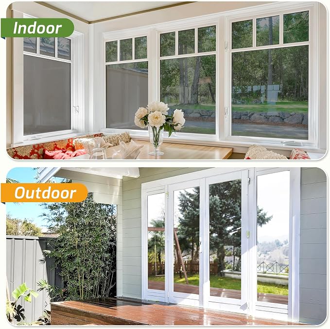 LUTE One Way Window Privacy Film, Window Tint, 23.6" x 78.7" | Sun Blocking UV - Image 8