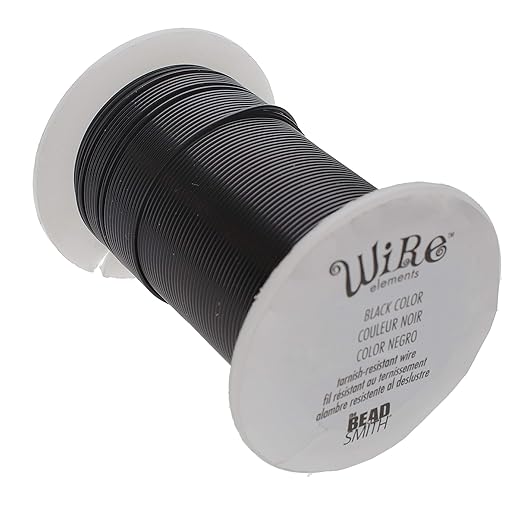 The Beadsmith Wire Elements 18-Gauge Lacquered Tarnish-Resistant Copper Wire by TheBeadsmith