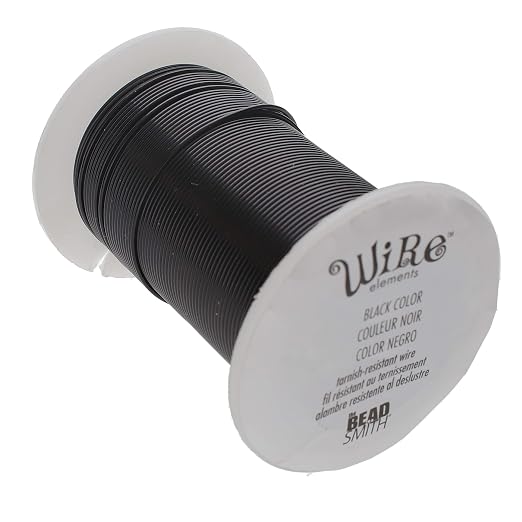 The Beadsmith Wire Elements 24-Gauge Lacquered Tarnish-Resistant Copper Wire by TheBeadsmith