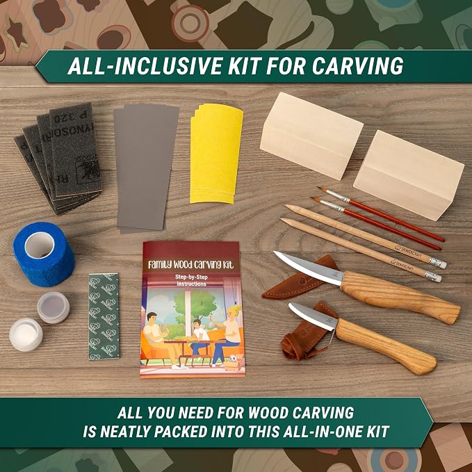 BeaverCraft Wood Carving Kit for Beginners DIY Kits for Adults & Kids - Image 4