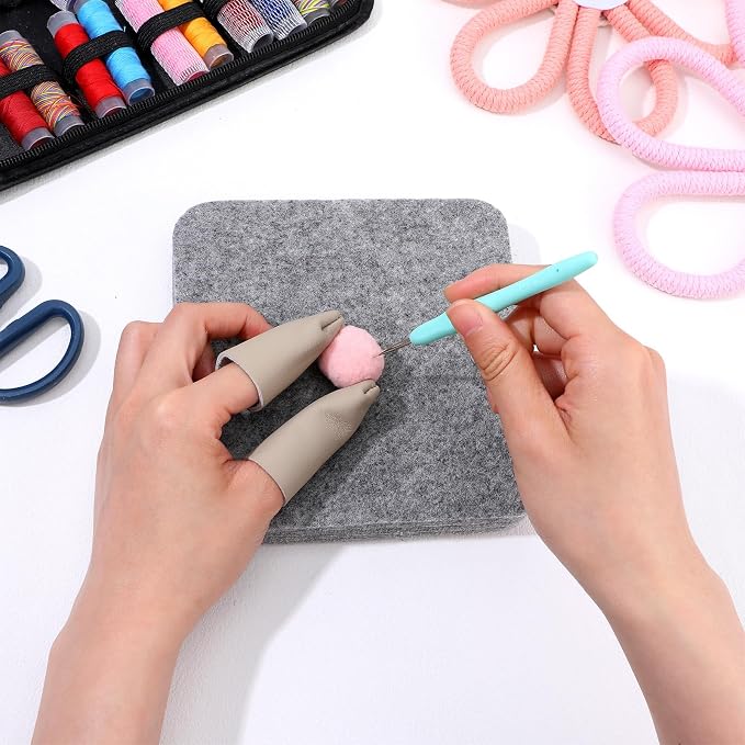 Giloaou 3-Pack Wool Needle Felting Pad, Needled Felting Mat Set - Image 2