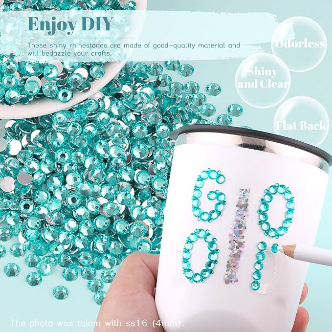 12000PCS 2mm Resin Rhinestones Bulk - Image 4