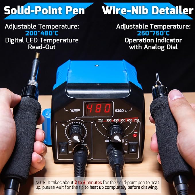 WEP 939D-II 2-IN-1 Wood Burning Kit 86-IN-1 - Image 5