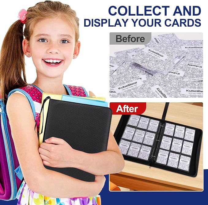 Card Binder – 720 Capacity, Zippered Trading Card Holder - Image 6