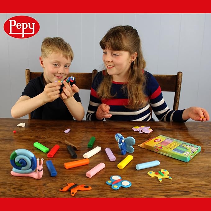 Pepy Plastilina Reusable and Non-Drying Modeling Clay; Set of 24; 2 Each of 12 - Image 3