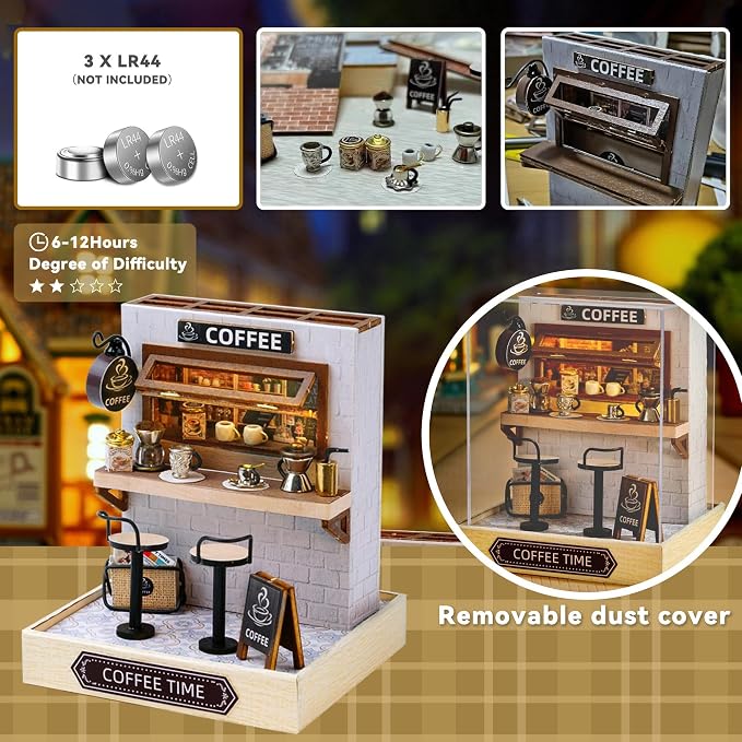 Flever Dollhouse Miniature DIY House Kit Creative Room - Image 6