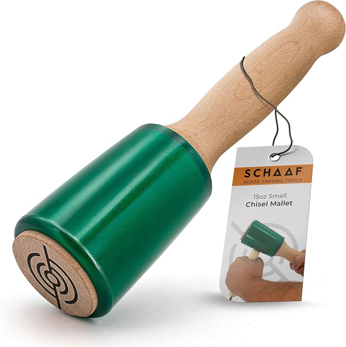 Precision Wood Carving Mallet 15oz by SchaafTools
