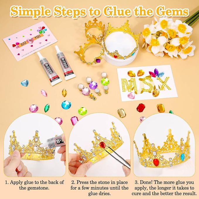 anezus 120PCS Craft Jumbo Jewels, Large Sequins - Image 6