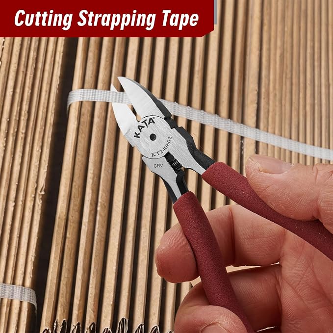 KATA 6 Inch Wire Cutters, Flush Cutter Plier - Image 9