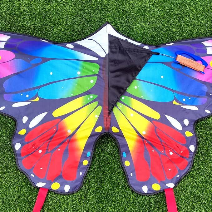 Butterfly Kites for Kids and Adults, 300ft String Handle Included - Image 4