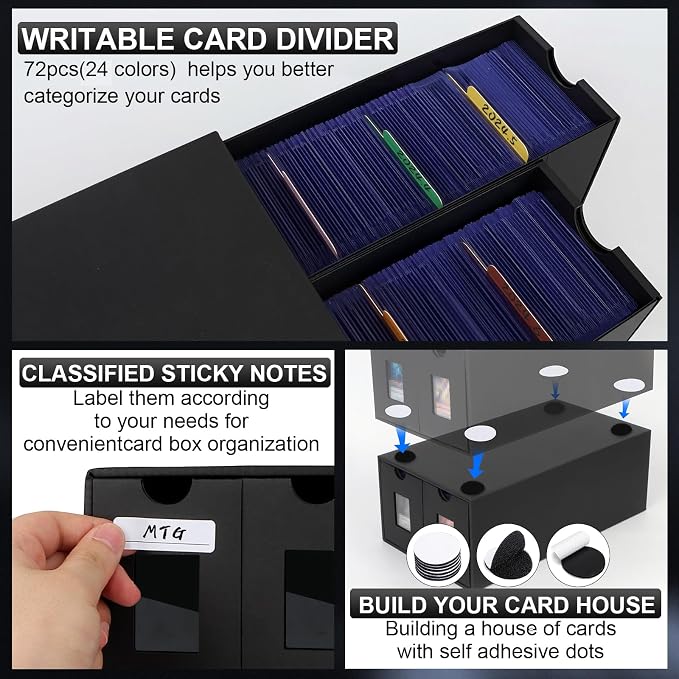 Card Storage Box, 14000+ Trading Card Storage 2700+ Toploader Card Storage Box - Image 4
