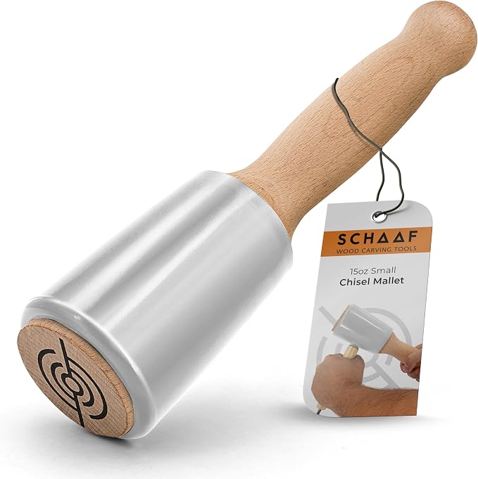 Precision Wood Carving Mallet 15oz by SchaafTools