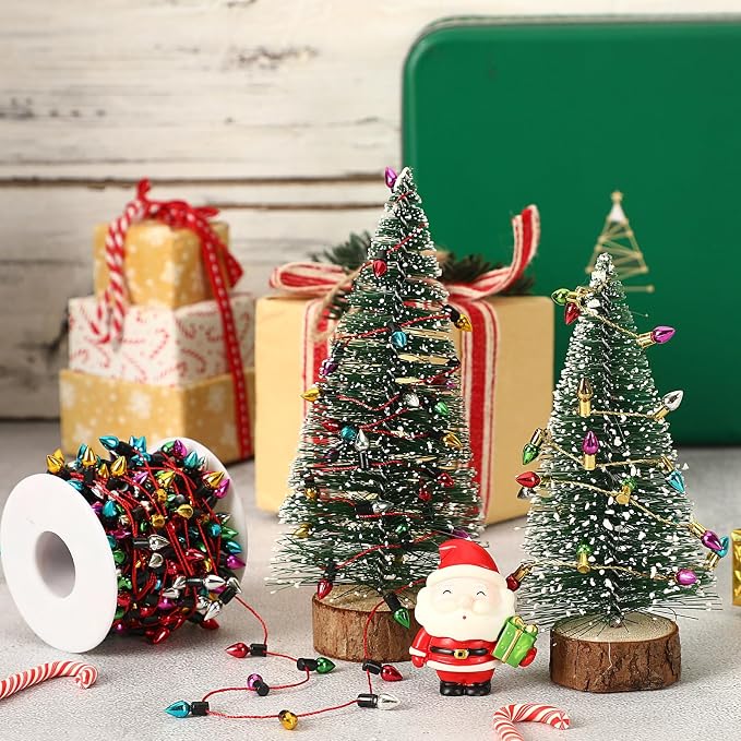 Jansun 32.8Feet Dollhouse Fake Lights String, Miniatures Dollhouse Christmas - Image 4