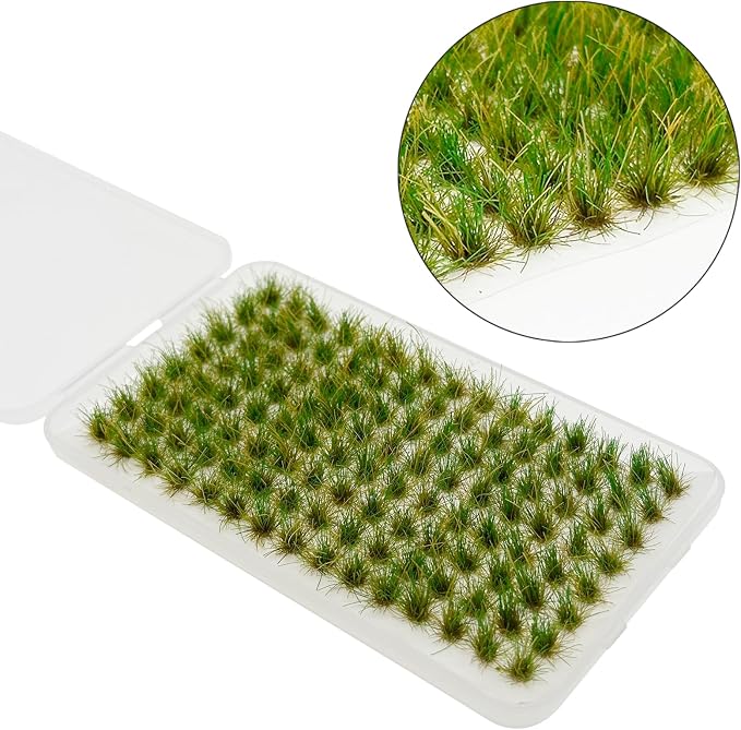Woohome 120 PCS Bushy Tufts Static Grass Tuft Model Grass Tuft - Image 4