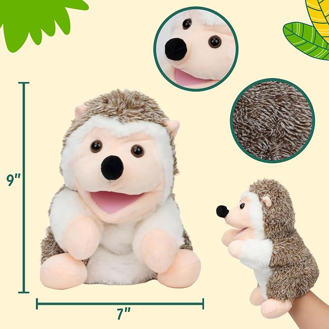 Easfan Hedgehog Hand Puppet - Image 4