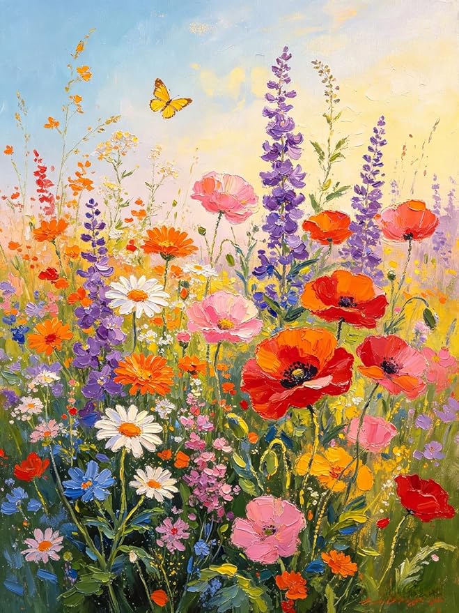 BYGFHLYW 5D Flower Diamond Painting Kits by BYGFHLYW