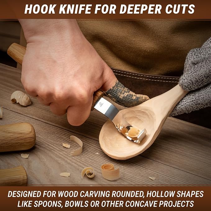 BeaverCraft Wood Carving Knives Kit Spoon Carving Tools S14 - Image 5