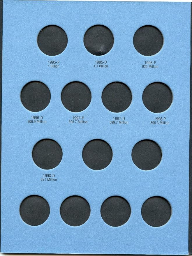Whitman US Washington Quarter Coin Folder Volume 4 1988 – 1998 #9038 - Image 3