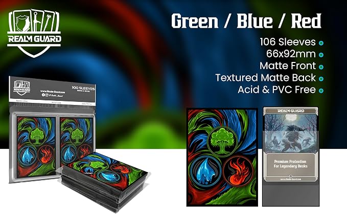 100ct Textured Matte TCG/MTG Card Art Sleeves - Image 3