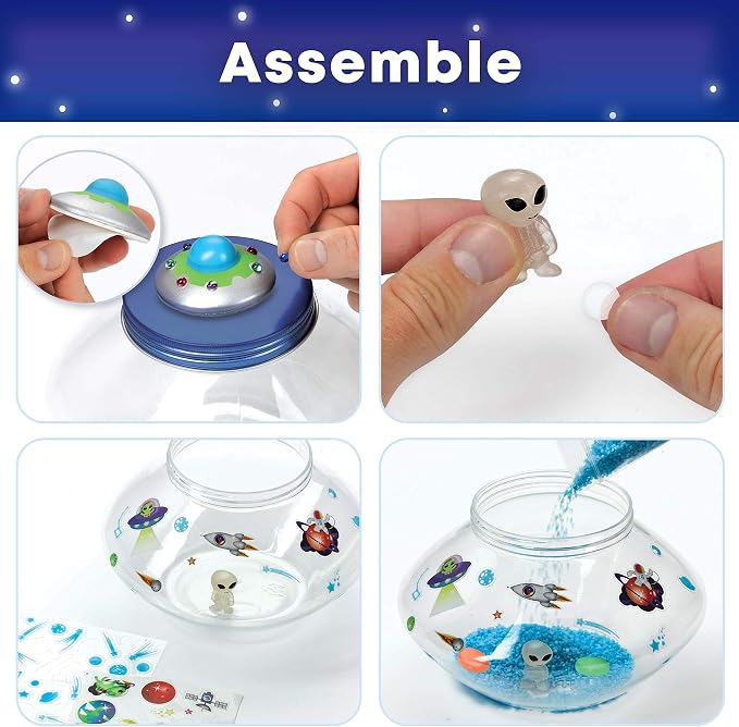 Creativity for Kids Crystal Space Terrarium Kit - Image 4