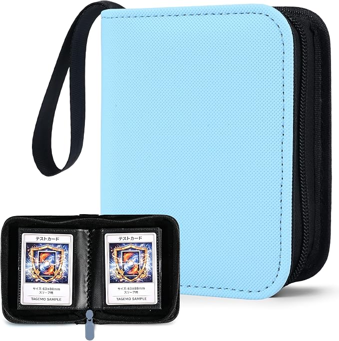 Mini Trading Card Binder Album, 1 Pocket Card Binder by Tagemo