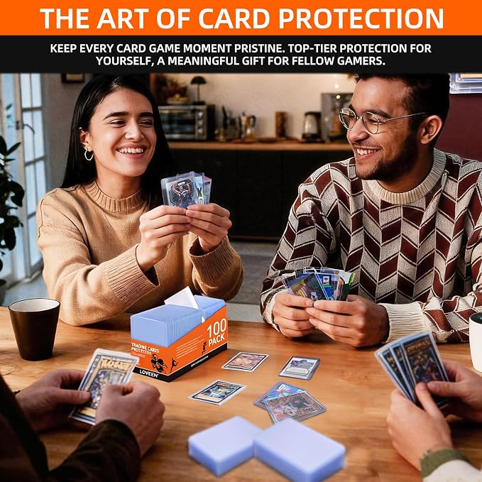 200 Hard Plastic Card Sleeves – 200 Toploads, 35PT Baseball Card Protectors - Image 3