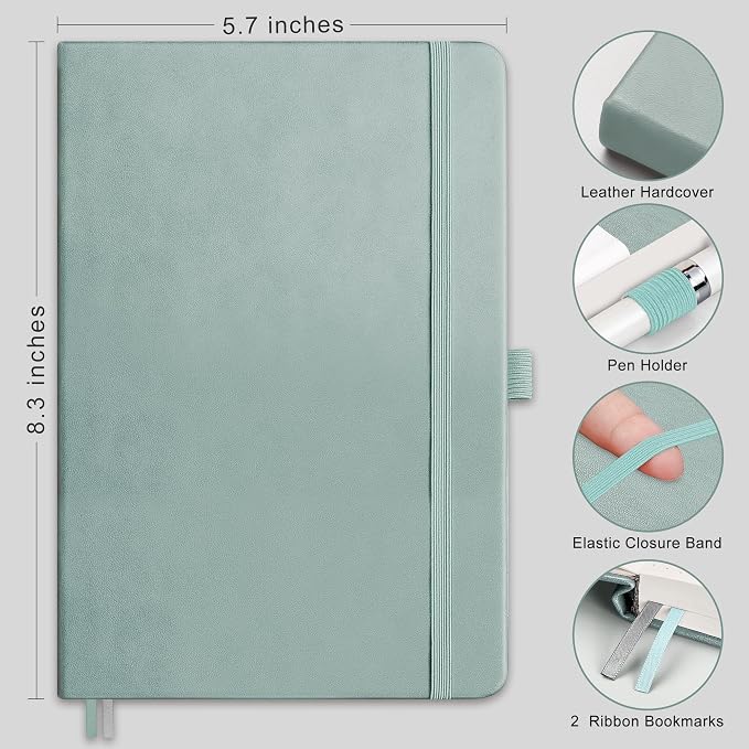 RETTACY Graph Grid Paper Notebook, 192 Pages, A5 Size | 5 Squares per Inch - Image 2