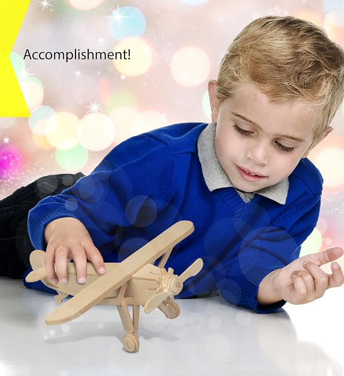 Puzzled Wooden Airplane Model Kits - Image 6