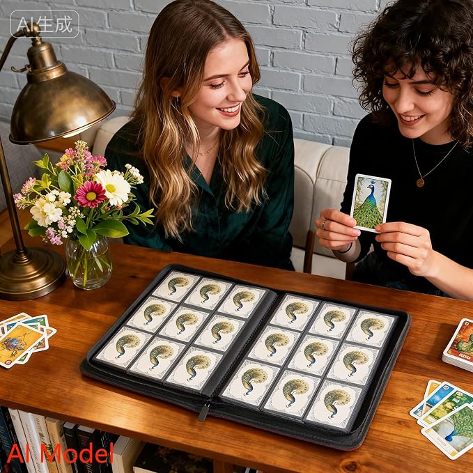 Card Binder 9 Pocket, Premium 540 Double Sided Pocket Collection Binder - Image 7