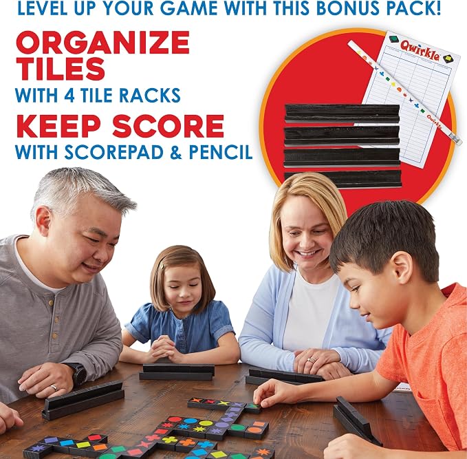 MindWare Qwirkle Bonus Pack Board Game | A fast, replayable board game. - Image 3