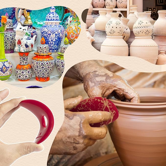 Diyoohomy 6pcs Soft Silicone Pottery Ribs - Image 5