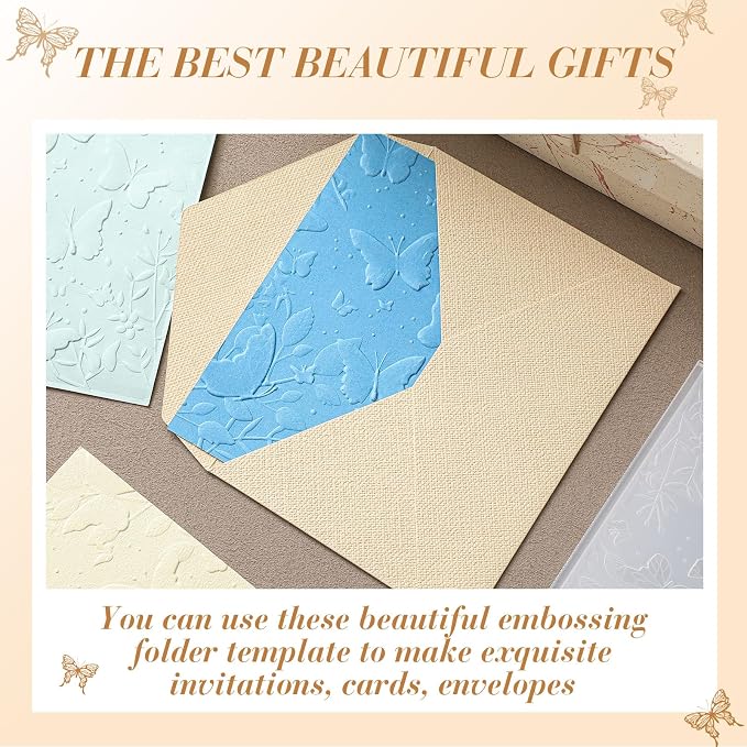 Geiserailie 1 Pcs Embossing Folders 2d/3D Embossing Machine Template Paper Card - Image 4