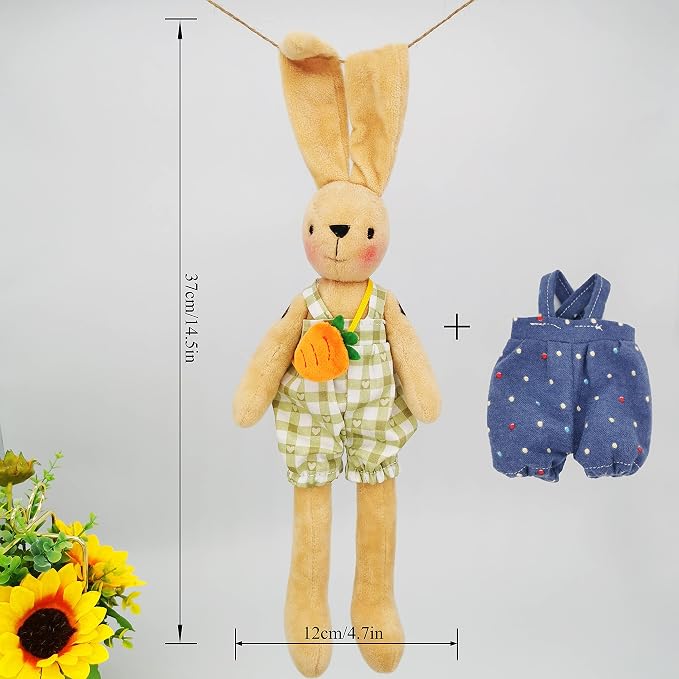 DIY Bunny Sewing Craft Kit for Adults – Handmade Fabric Sewing Project – - Image 3