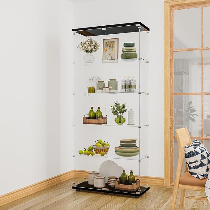LFT HUIMEI2Y Glass Display Cabinet 5-Shelf - Image 6