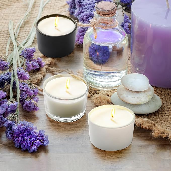 SHOWIN Thick Candle Jars for Making Candles 16 Pcs, 4 OZ Empty Jars - Image 6