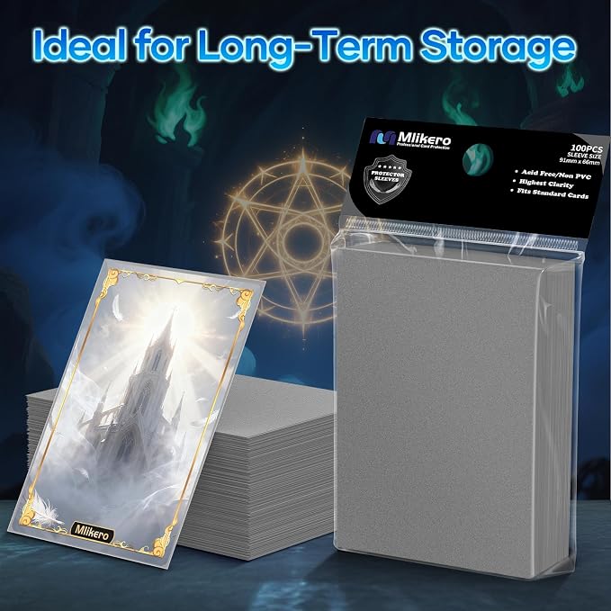 500 Count Card Sleeves, Matte Magic Card Sleeves, Smooth Shuffle & Tear - Image 6