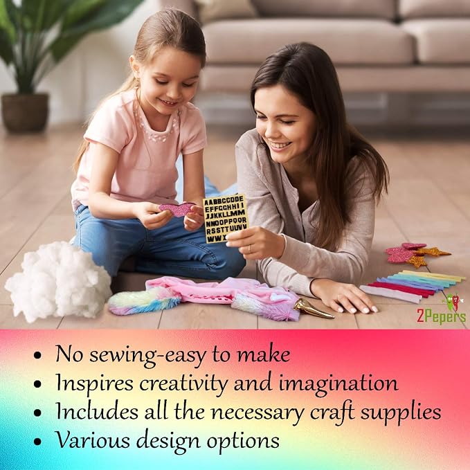Make Your Own Unicorn Pillow Kit Arts and Crafts - Image 2