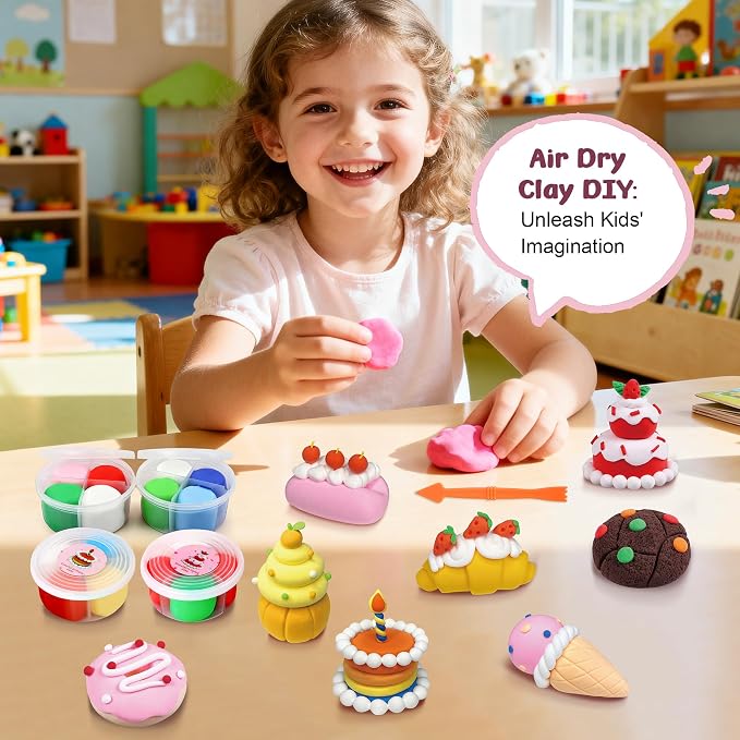 Air Dry Clay Kit for Kids 3-12 - Image 2