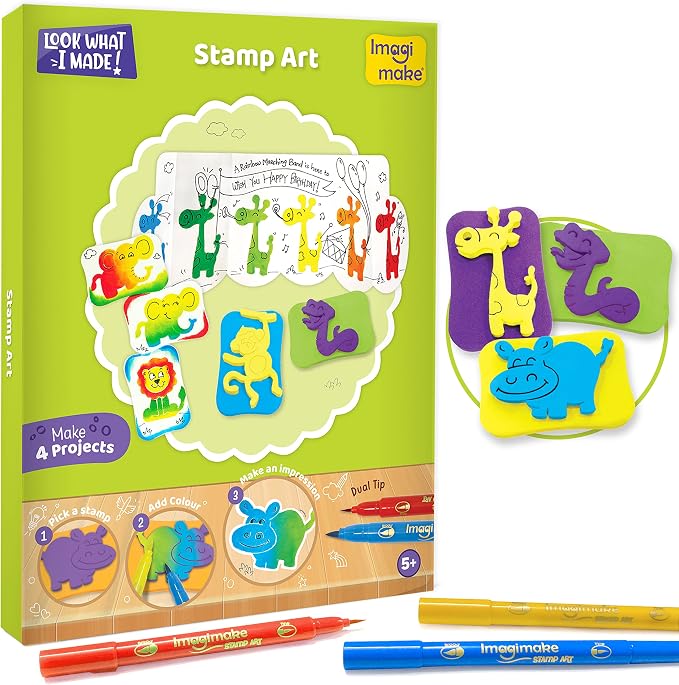 Imagimake 5-in-1 Awesome Craft Kit | Includes 15+ Projects | Crafts - Image 7