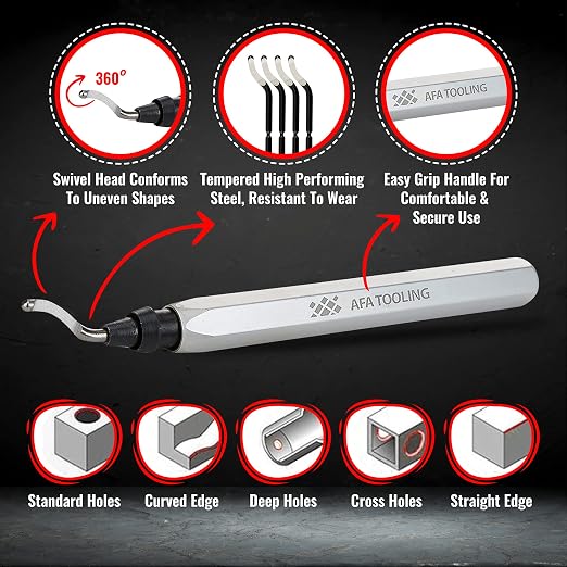 AFA Tooling - Deburring Tool Micro-Polished & Anodized Handle - Image 3