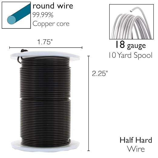 The Beadsmith Wire Elements 18-Gauge Lacquered Tarnish-Resistant Copper Wire - Image 4