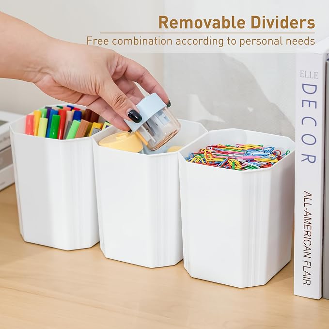 Citylife 17QT 2Packs Clear Craft Organizers and Storage Bins - Image 4