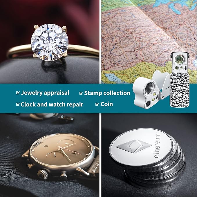 JARLINK 2 Pack Jewelers Loupe - Image 6