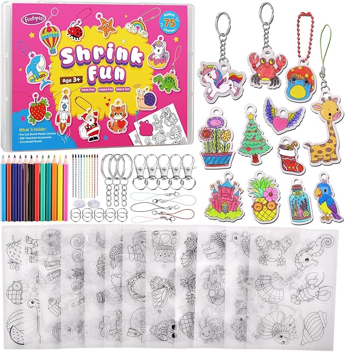 Funtopia Shrinking Art Sheets Kits by Funtopia