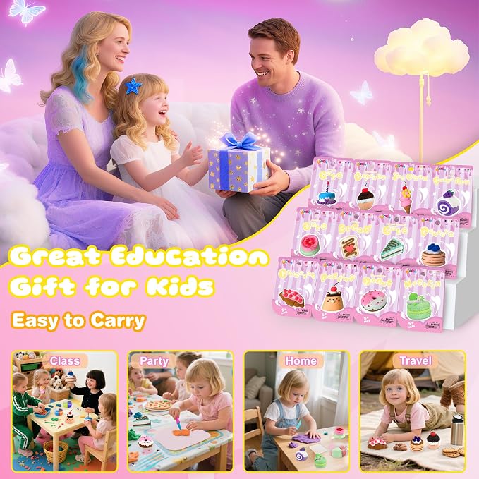 Nicella Air Dry Clay Kit, 12 Cakes Modeling Clay - Image 7
