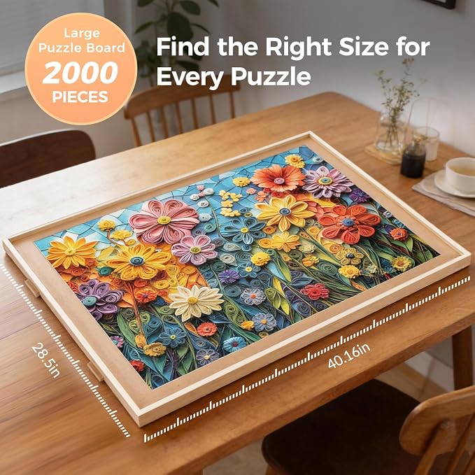 ALL4JIG 2000 Piece Rotating Puzzle Board - Image 2