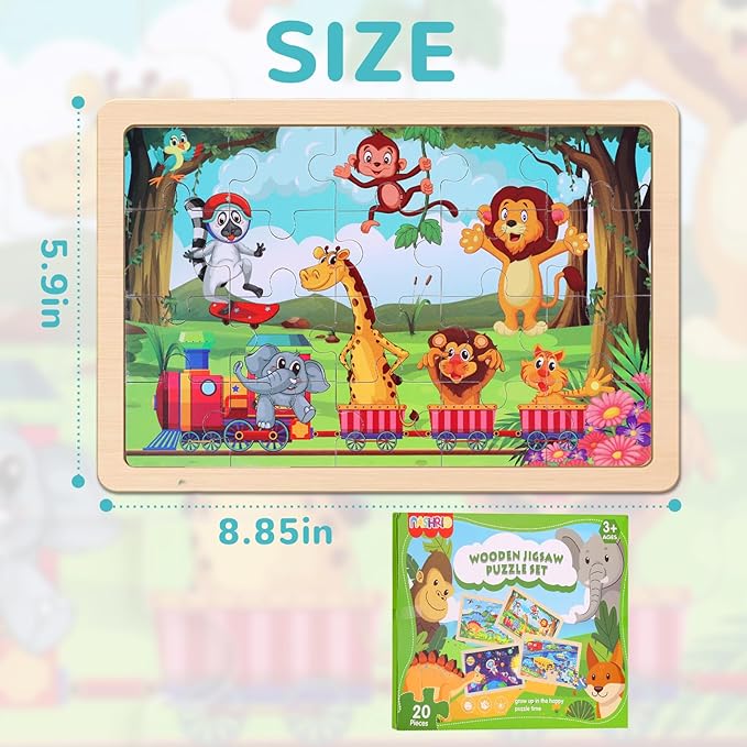 Wooden Educational Jigsaw Puzzles - Image 5