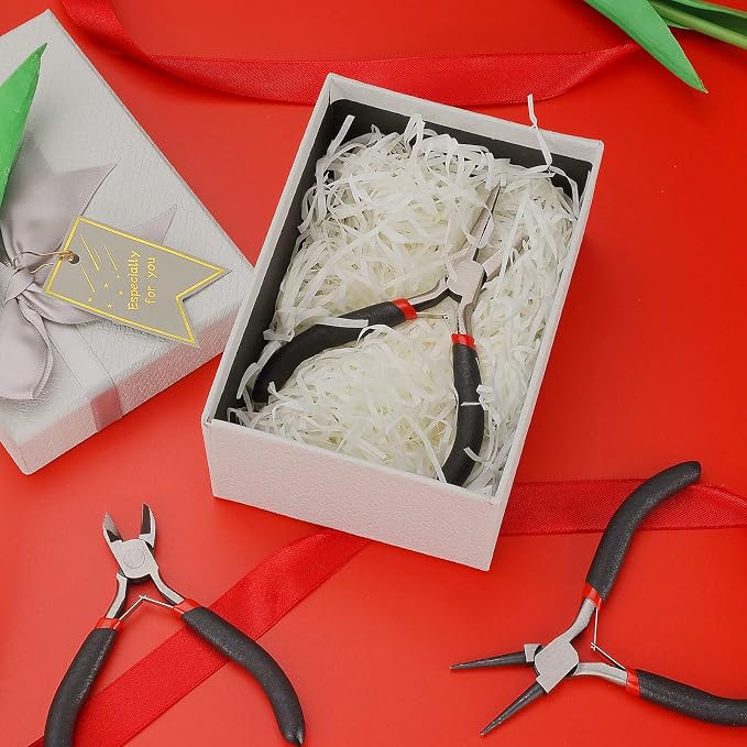 URSKYTOUS 4Pcs Jewelry Pliers Set Jewelry Making Pliers Tools Kit Include - Image 5