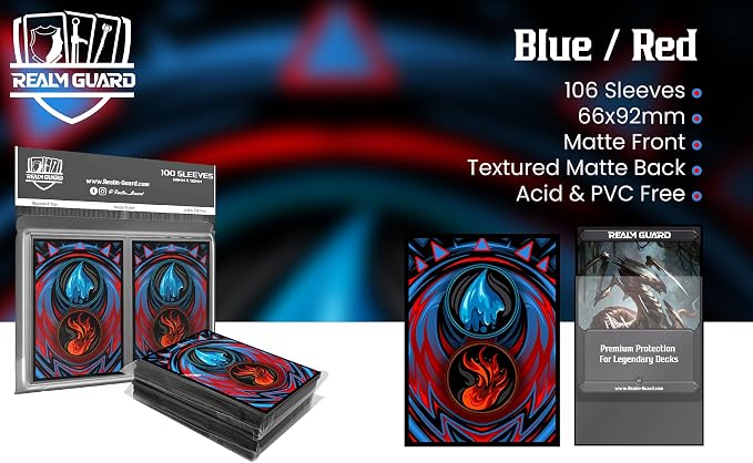 100ct Textured Matte TCG/MTG Card Art Sleeves - Image 3