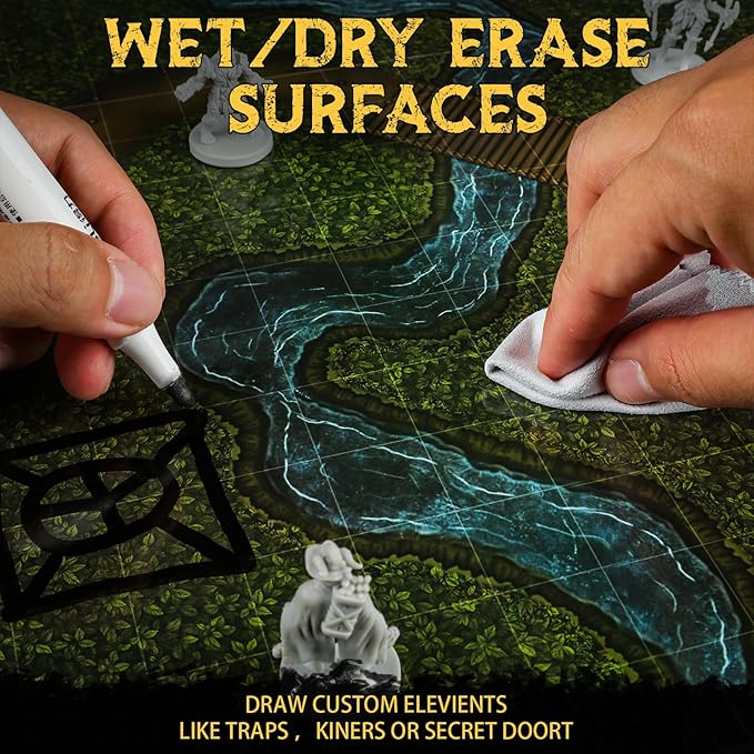 CZYY DND Battle Map Book, Reusable RPG Terrain Kit - Image 4